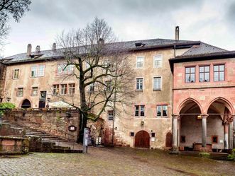 Schloss Heidelberg, Ausßenansicht Ökonomietrakt