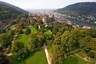 Der Garten von Schloss Heidelberg