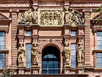 Schloss Heidelberg, Eingang Ottheinrichsbau