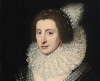 Elizabeth Stuart, painting by Michiel van Miereveldt