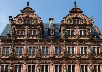 View of the Friedrich’s Wing at Heidelberg Palace