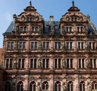 Der Friedrichsbau von Schloss Heidelberg