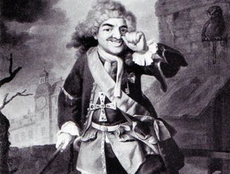 Porträt des Perkeo, Mundschenk von Heidelberg, von Johann Georg Dathan