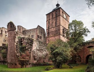 Die Schlossruine von Schloss Heidelberg