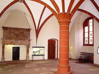 Innenansicht des Rittersaals im Ruprechtsbau von Schloss Heidelberg
