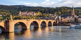 Ansicht von Schloss Heidelberg