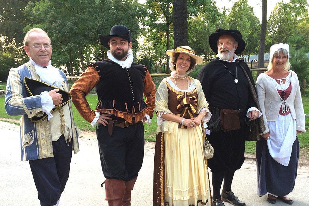 Tour guides at Heidelberg Castle