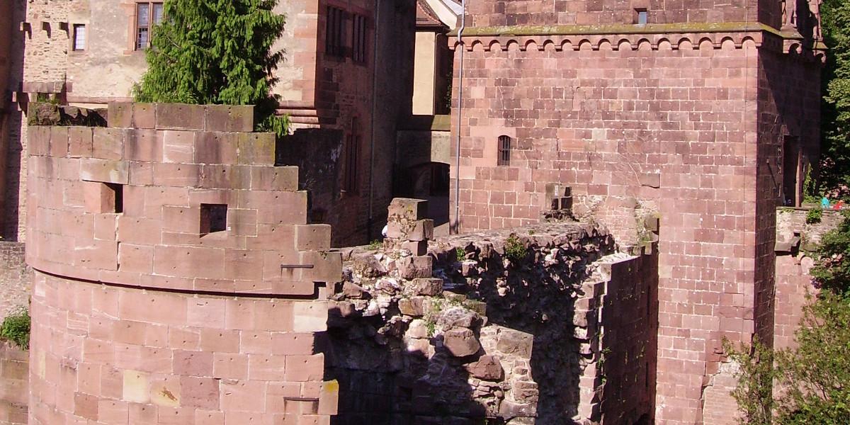 Turm „Seltenleer" von Schloss Heidelberg