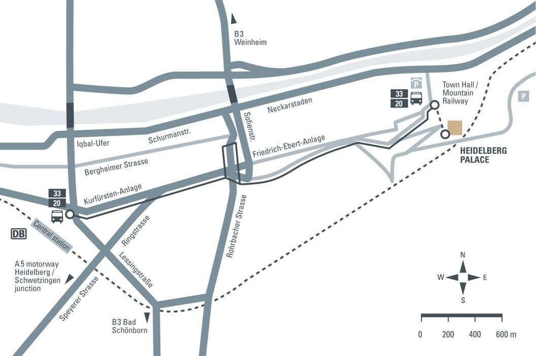 How to get to Heidelberg Palace