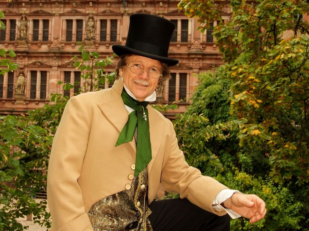 Tour guide at Heidelberg Castle 