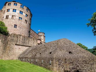 Schloss Heidelberg, östliche Wehranlagen