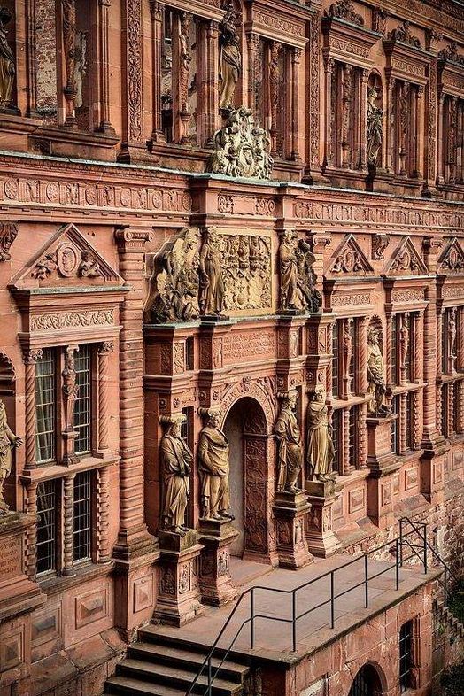 Heidelberg Palace, palace facade