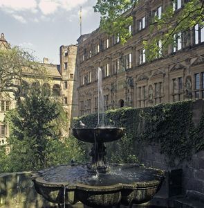 Schlosshof von Schloss Heidelberg