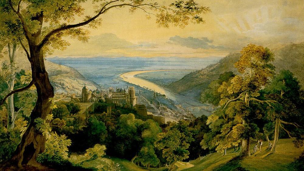 Schloss Heidelberg, Gemälde von Carl Rottmann, 1815