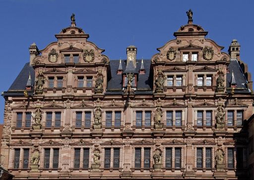 Der Friedrichsbau von Schloss Heidelberg