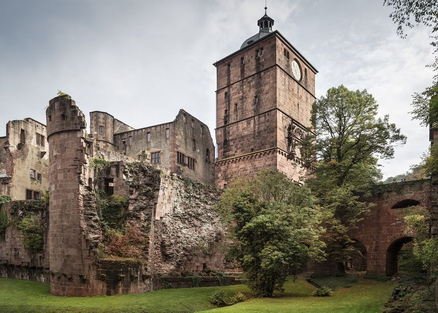 Schloss Heidelberg, außen 
