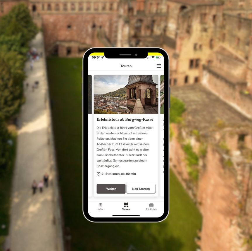 Schloss Heidelberg, Übersicht der Highlights