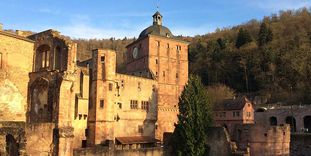 View of Heidelberg Palace.