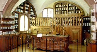 Interior of the German Apothecary Museum