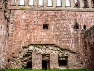 Schloss Heidelberg, Nordwall