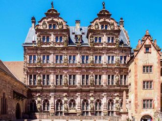 Schloss Heidelberg, Außenansicht Friedrichsbau