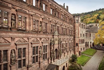 Ansicht des Ottheinrichsbaus von Schloss Heidelberg