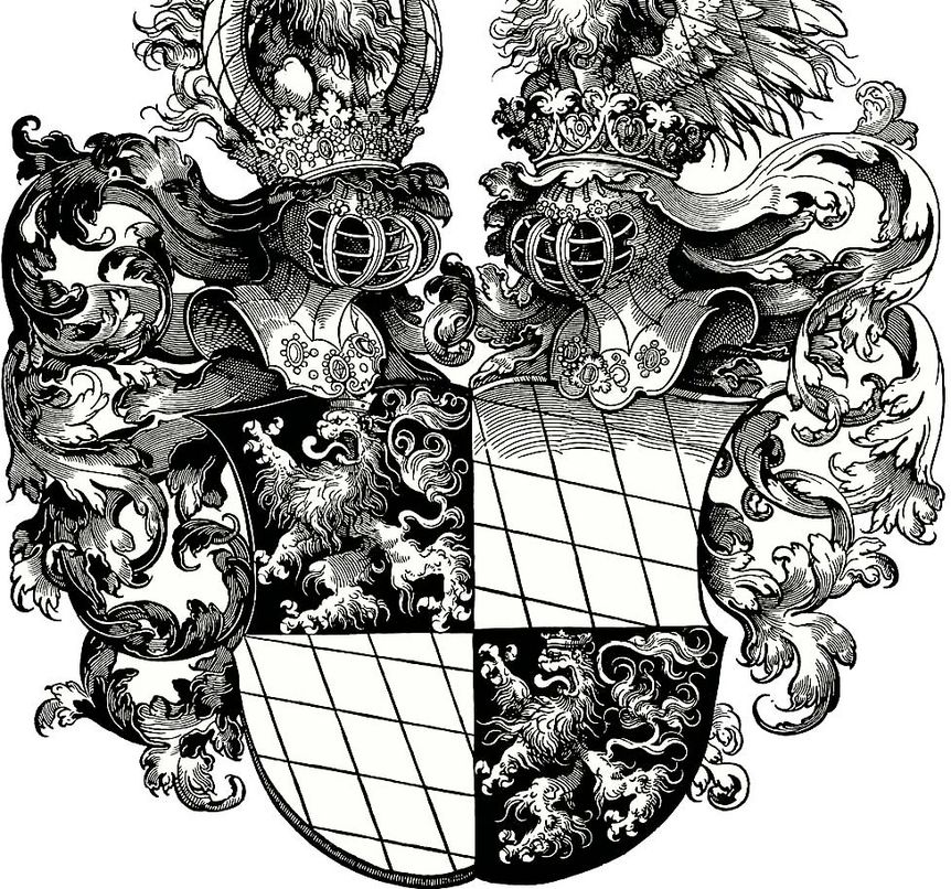 Coat of arms of Duke Ottheinrich and Duke Philipp of Bavaria