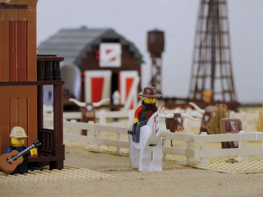 Schloss Heidelberg, Ausstellung "Faszination LEGO®", Wilder Westen