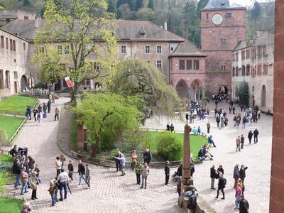 Schloss Heidelberg, Schlosshof; Foto: Staatliche Schlösser und Gärten Baden-Württemberg, Mike Niederauer