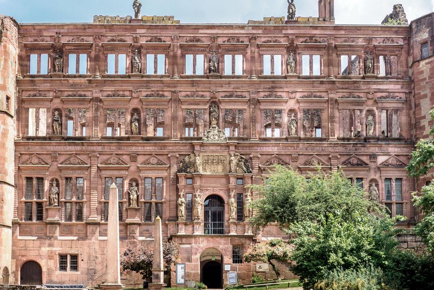 Schloss Heidelberg, Außen, Ottheinrichsbau