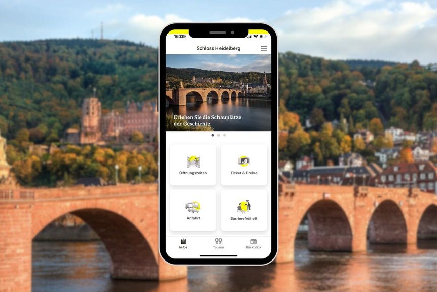  Schloss Heidelberg, Startseite Monument BW App