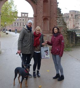 Schloss Heidelberg, Sonstige Einmillionste Besucher 2019; Foto: Staatliche Schlösser und Gärten Baden-Württemberg, Andrea Zobel