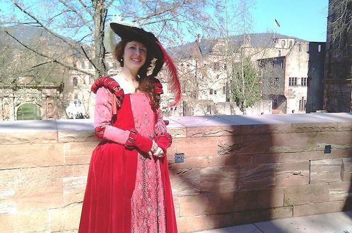 Susanne Späinghaus-Monschau, tour guide at Heidelberg Palace