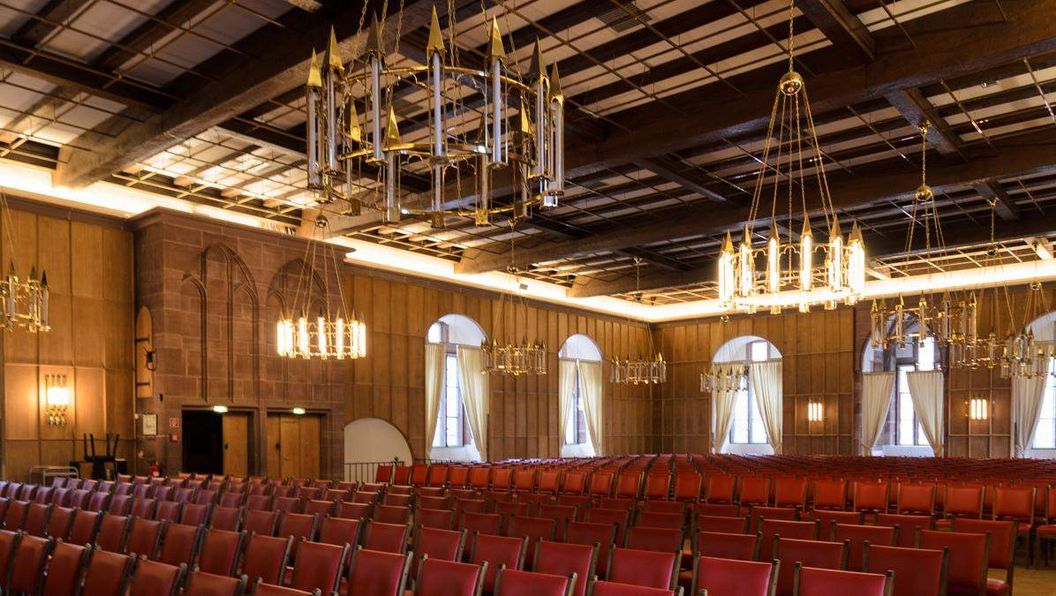 Interior of the King's Hall in the Ladies’ Wing at Heidelberg Castle