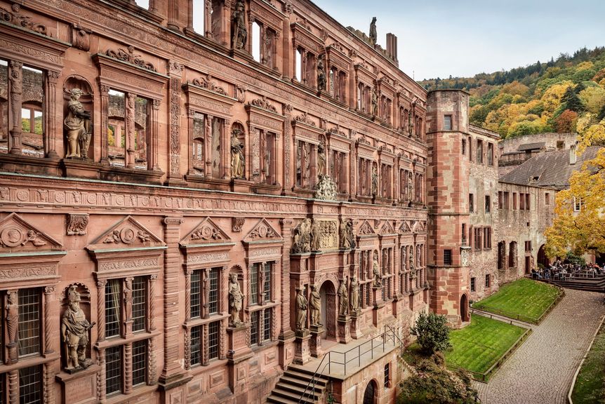 Schloss Heidelberg, Außen, Ottheinrichsbau