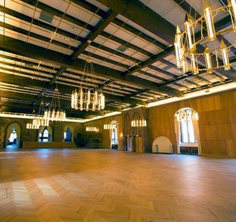 Interior of the King's Hall in the Ladies’ Wing at Heidelberg Castle