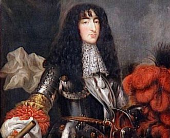 Philippe of Orléans in a painting by Antoine Mathieu, circa 1660