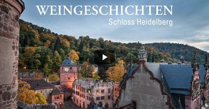 Startbildschirm des Filmes "Weingeschichten Schloss Heidelberg"