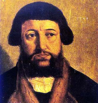Porträt von Andreas Osiander von 1544