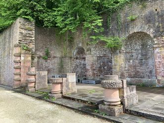 Schloss Heidelberg, Garten, Grottengalerie 