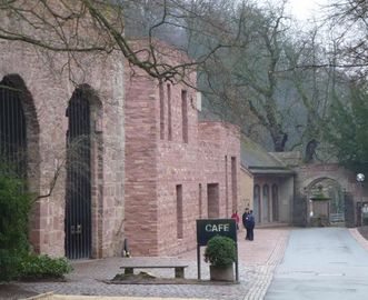 Historische Sattelkammer und Besucherzentrum von Schloss Heidelberg