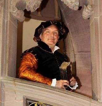 Tour guide at Heidelberg Castle